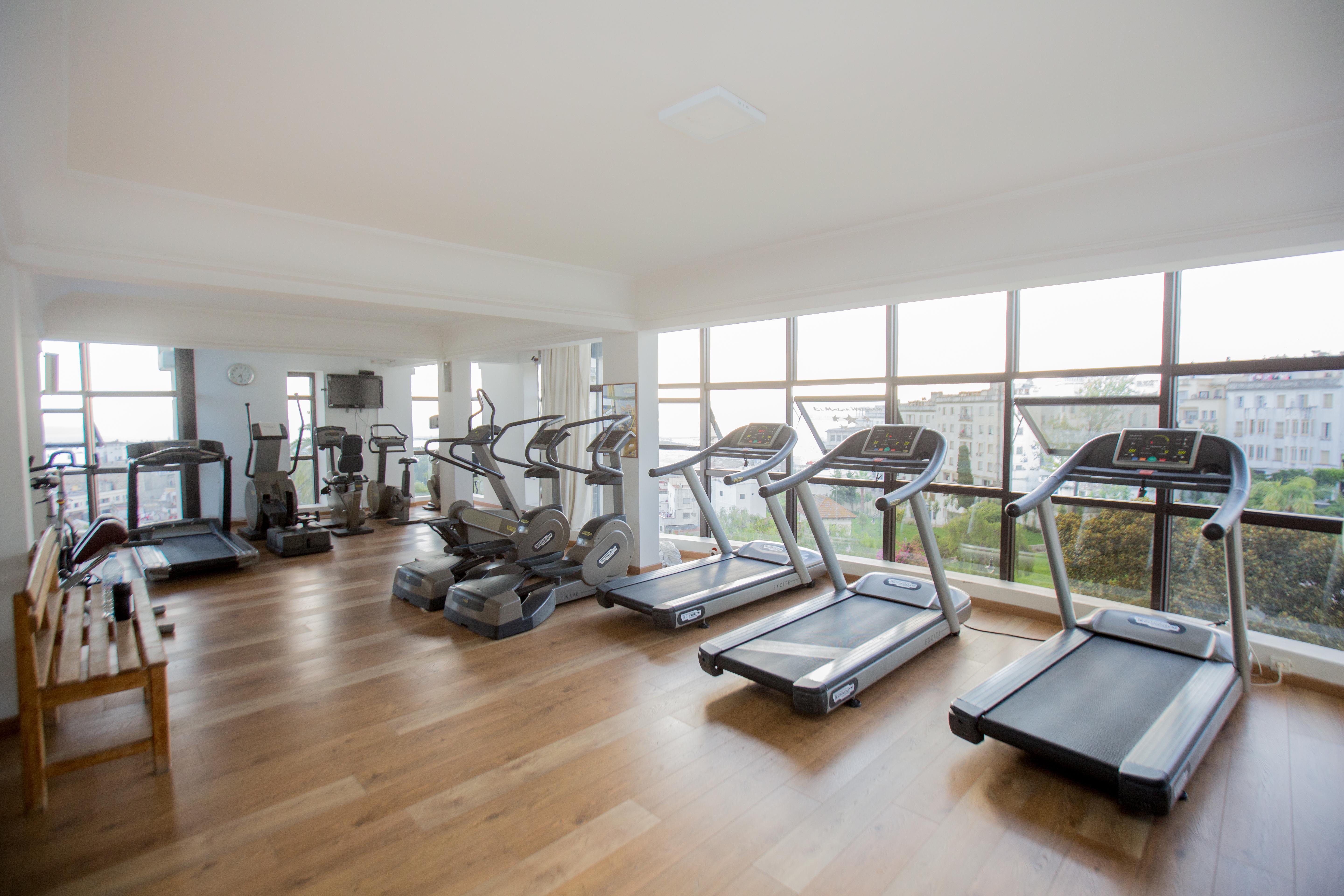 El Minzah Hotel Tanger Buitenkant foto A gym