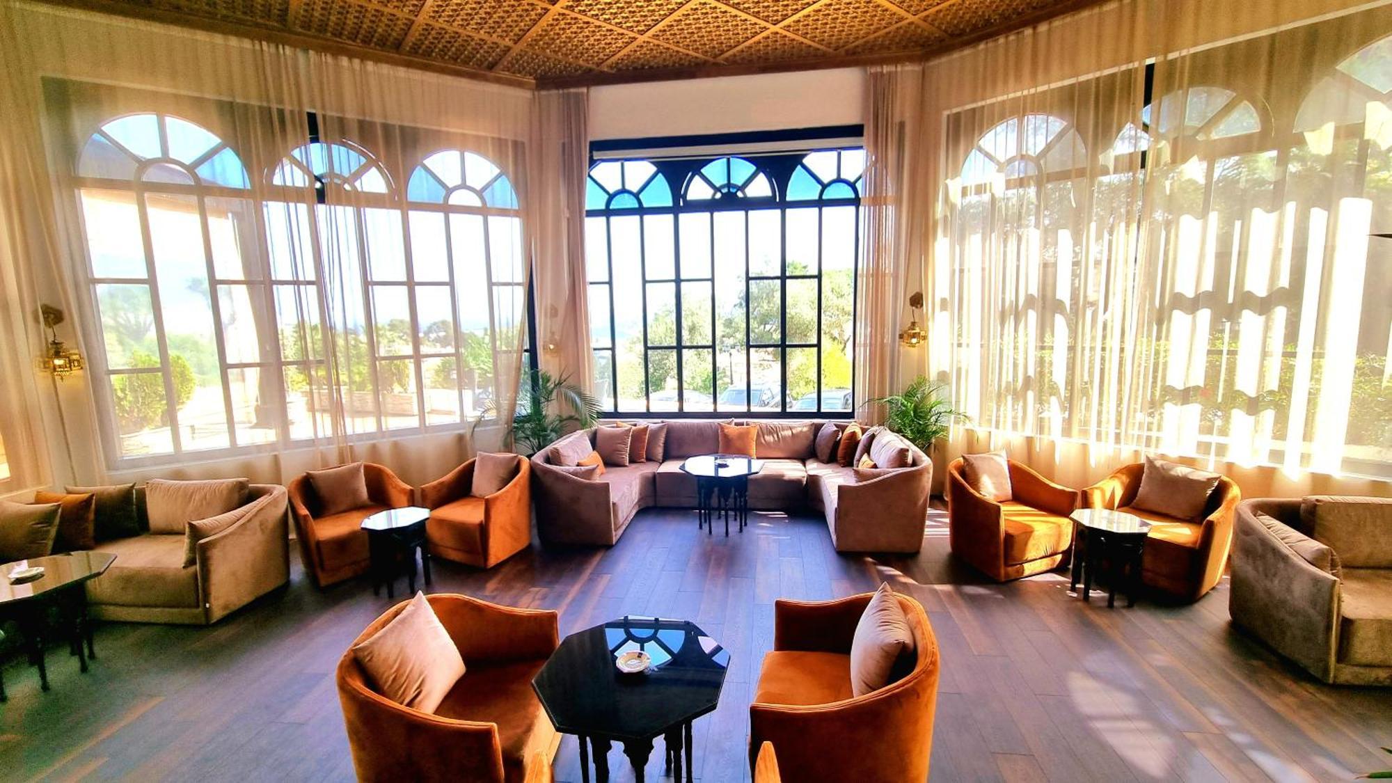 El Minzah Hotel Tanger Buitenkant foto The interior of the hotel