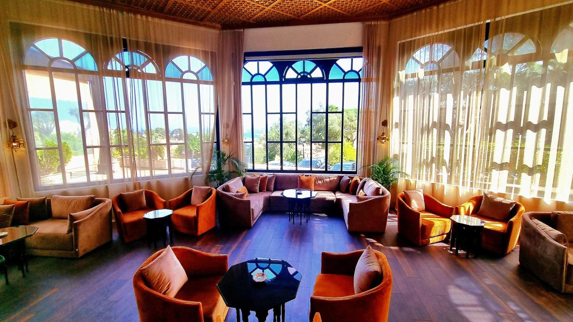 El Minzah Hotel Tanger Buitenkant foto The interior of the hotel